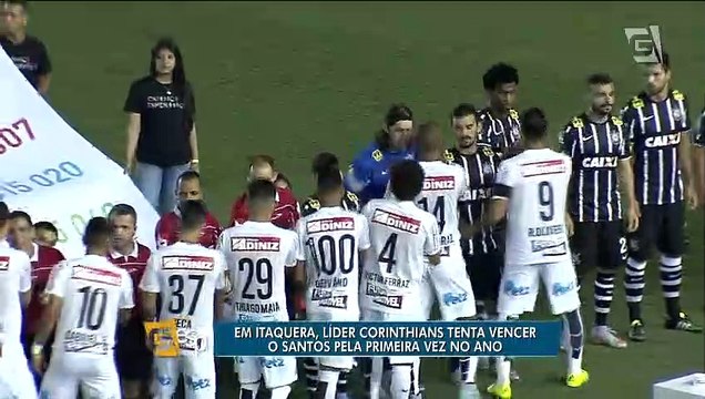 Em Itaquera, líder Corinthians tenta vencer o Santos pela primeira vez no ano