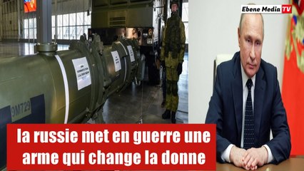 Cette arme russe à propulsion nucléaire qui change la donne en Ukraine