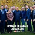Vertici di Forza Italia ad Arcore per il pranzo di Natale di Berlusconi