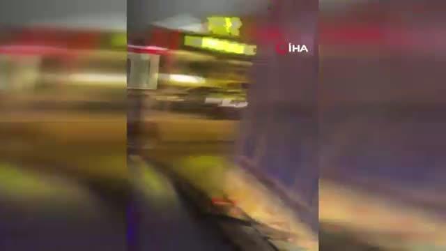 İETT aracının önünü kesip şoföre böyle saldırdı