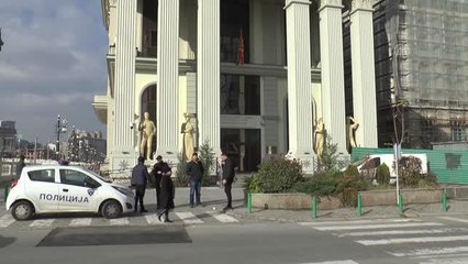 Kuzey Makedonya'da Dışişleri Bakanlığı binası, bomba ihbarı nedeniyle boşaltıldı