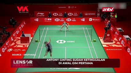 Antoni Ginting Tak Mampu Tembus Pertahanan Axelsen