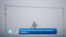 Schnee und Eis sorgen für Chaos in London und Umgebung