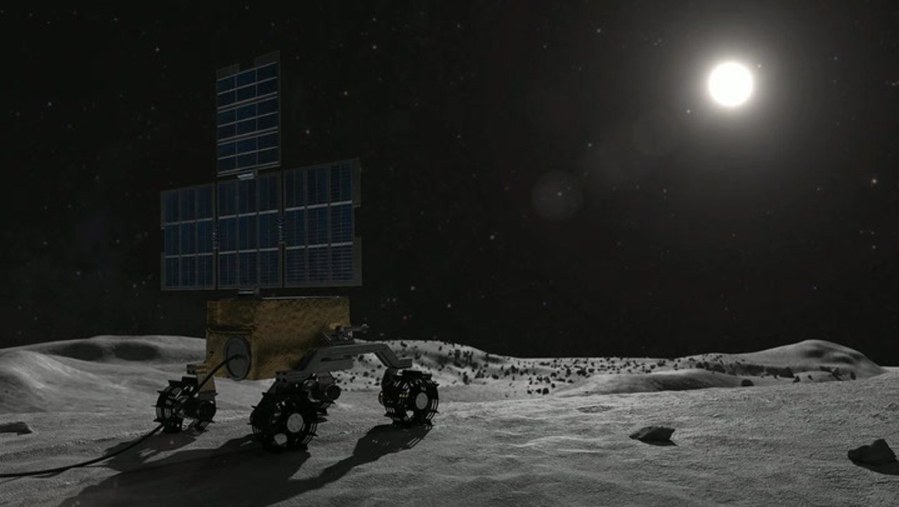 Rover Delivering Wireless Charging On The Moon
