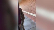 Daughter Loses Shoe Running Towards Military Dad After Deployment | Happily TV