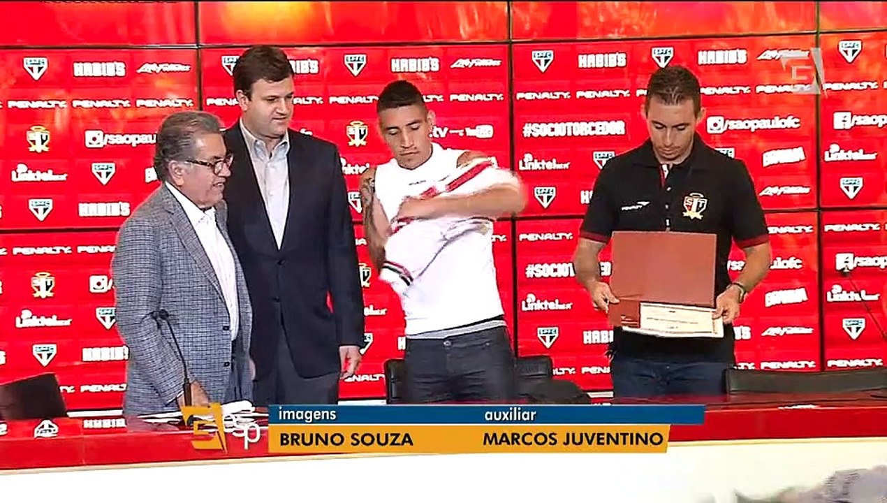 Centurión é apresentado pelo São Paulo