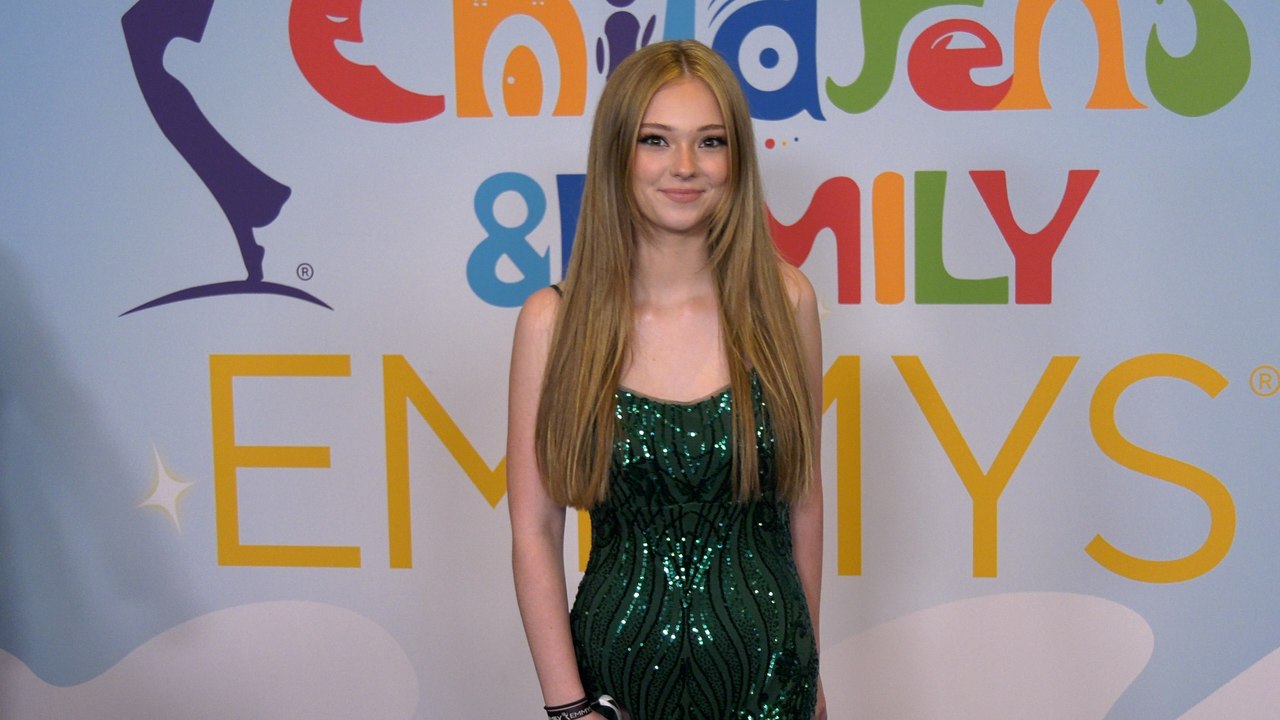 Sophie Grace "1st Annual Children's & Family Emmy Awards" Purple Carpet in Los Angeles