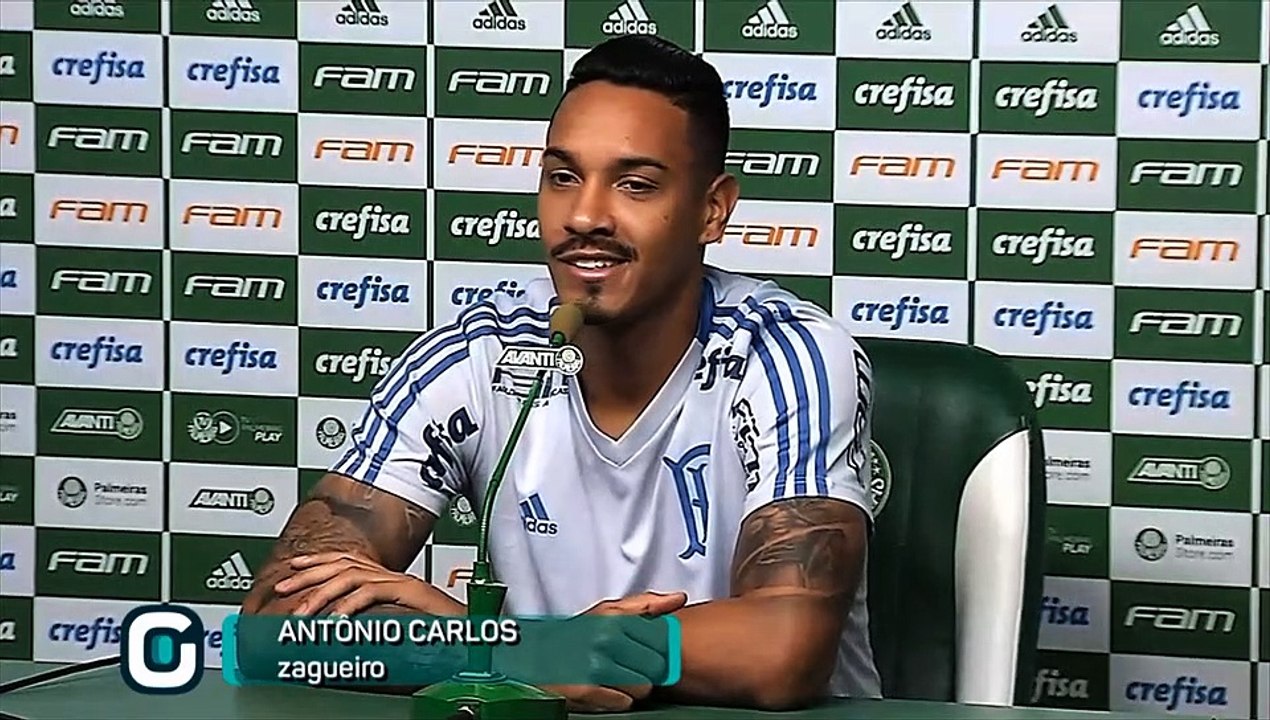 Confira como foi a coletiva com o zagueiro palmeirense Antônio Carlos
