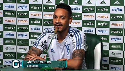 Confira como foi a coletiva com o zagueiro palmeirense Antônio Carlos