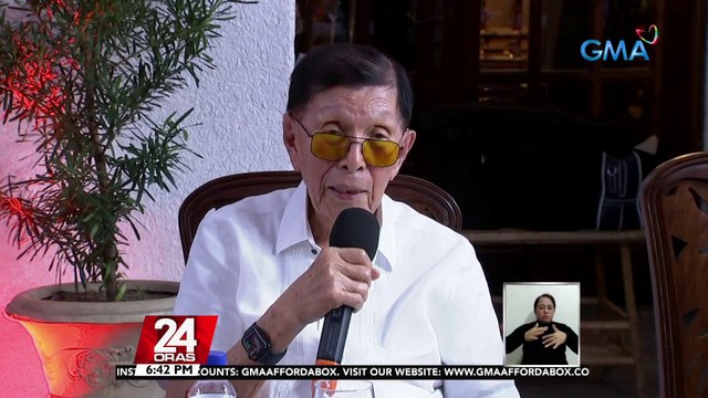 Chief Pres'l Legal Counsel Enrile: dapat pag-aralang mabuti ang panukalang MIF | 24 Oras