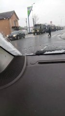 Vojska Srbije u pokretu prema Kosovu i Metohiji! Snimak je napravljen u Kraljevu!