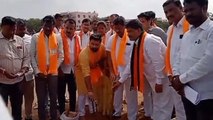 కరీంనగర్: బహిరంగ సభా స్థలాన్ని పరిశీలించిన భాజపా నాయకులు