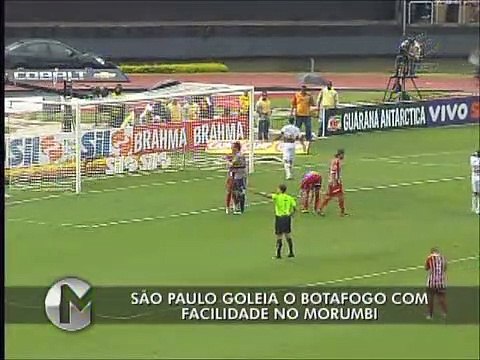 São Paulo 4 x 0 Botafogo 22012012 1ª rodada Melhores Momentos Paulista 2012