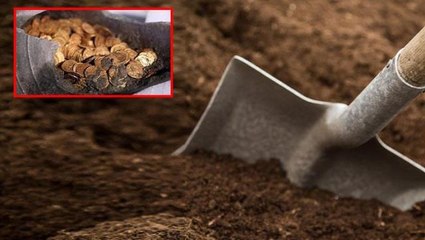 İşçilerin salladığı kazma, hazineye saplandı! Kazdıkça yerin altından altın fışkırdı