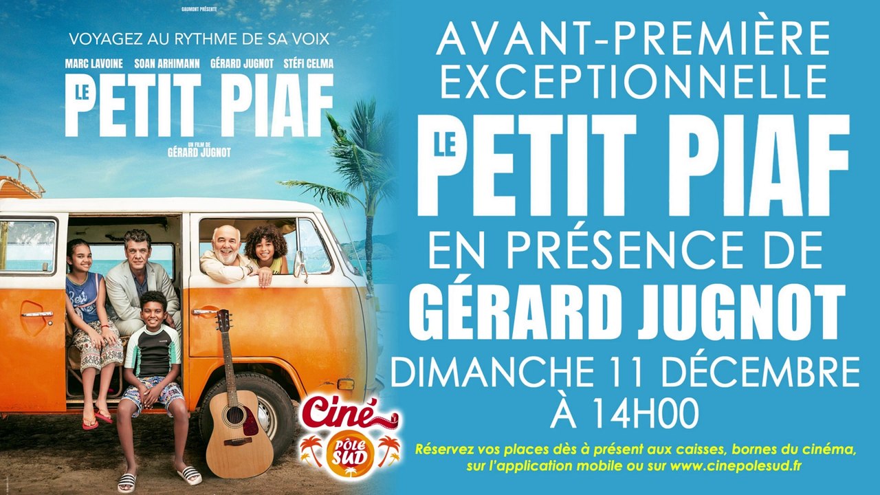 Avant-Première du film "Le Petit Piaf" au Ciné Pôle Sud, 11/12/2022 : Présentation par Gérard JUGNOT