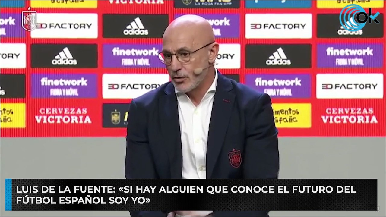 Luis de la Fuente: «Si hay alguien que conoce el futuro del fútbol español soy yo»