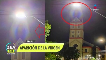 Captan supuesta aparición de la Virgen de Fátima en Brasil