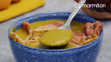Préparez une bonne soupe de lentilles vertes au lard, un délice !