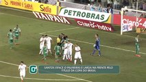 Santos vence Palmeiras e larga na frente pelo título da Copa do Brasil