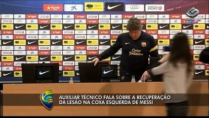 Auxiliar do Barcelona fala sobre recuperação de Messi e Mourinho, sobre futuro