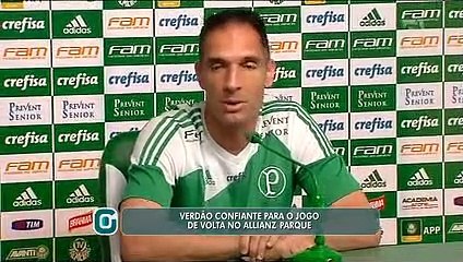 Verdão confiante para o jogo de volta no Allianz Parque