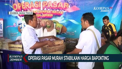 Pemkab Jember Gelar Operasi Pasar Murah Stabilkan Harga Bapokting