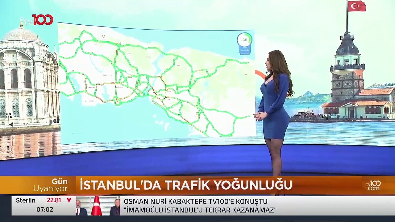 Ela Rumeysa Cebeci trafik istanbul canli tv100 12/12/2022