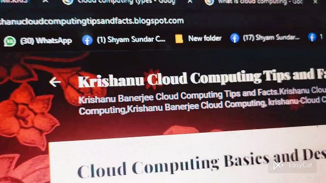 Cloud Computing concepts( part1) by KRISHANU BANERJEE