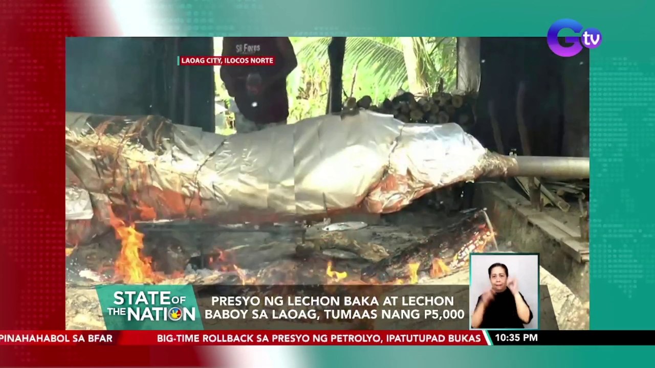 Presyo ng lechon baka at lechon baboy sa Laoag, tumaas nang P5,000 | SONA