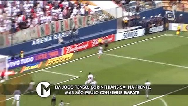 Assista aos melhores momentos de São Paulo e Corinthians