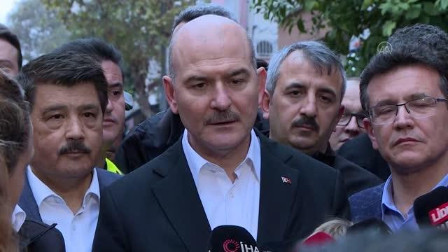 Bakan Soylu: Şu ana kadar 497 araç hasar gördü, 100 konutun hasar gördüğü tespit edildi