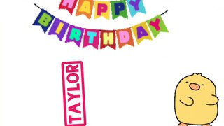 Taylor birthday song