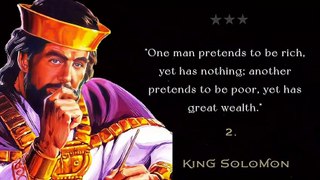 King Solomon - 20 Wise Saying | Wise Quotes that teach to fight life's difficulties #quotes