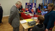 King praises 'fantastic' blind football on college visit