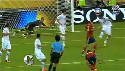 Assista aos gols da vitória da Espanha contra o Uruguai