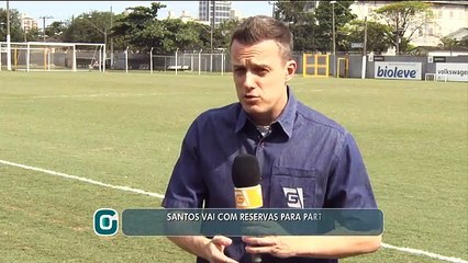 Santos vai com reservas para a partida diante do Vasco