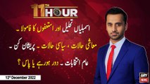11th Hour | Waseem Badami | ARY News | 12th December 2022