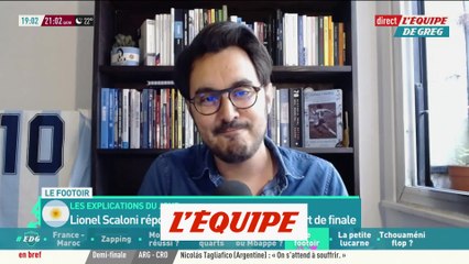 Scaloni répond aux critiques - Foot - CM 2022 - ARG
