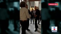 Diputados Jesús Sesma y Jorge Gaviño llegaron a los golpes