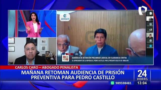 Abogado Carlos Caro analiza la situación legal de Pedro Castillo
