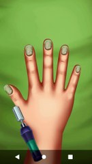 ASMR Nail dirt is clean & Hand Care Animation