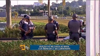 Seleção do Irã chega ao Brasil e já treina em CT do Timão