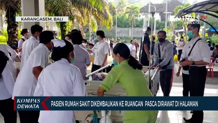 Pasca Gempa, Pasien RS Kembali Ke Ruangan