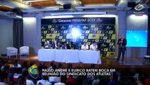 Paulo André e Eurico Miranda batem boca em reunião do Sindicato dos Atletas