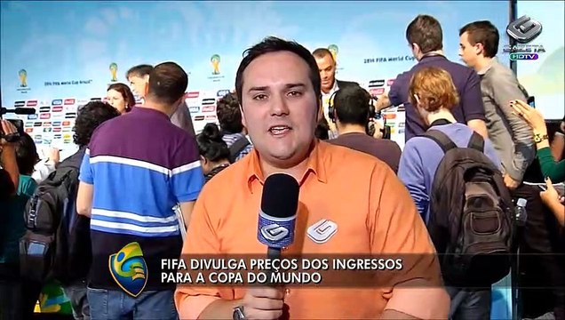 Fifa divulga preço de ingressos para a Copa do Mundo do Brasil