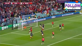 france vs morocco highlights - world cup 2022