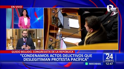 Bancada de Perú Libre exige desmilitarización de regiones y Asamblea Constituyente