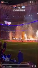 Model Ivana Knoll returns to World Cup in support of Croatia