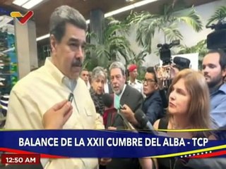 Télécharger la video: Pdte. Maduro ofrece balance de la XXII Cumbre del ALBA-TPC a medios de comunicación Internacionales