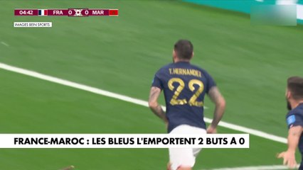 France-Maroc : les Bleus l'emportent 2 buts à 0